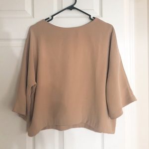 Tops - Korean Blouse Beige - NWOT OS Tops - Korean Blouse Beige - NWOT OS